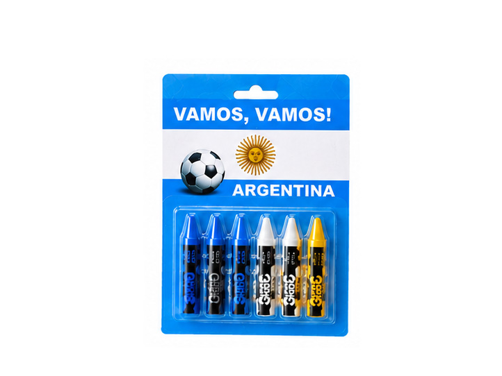 Pintura facial argentina en blister